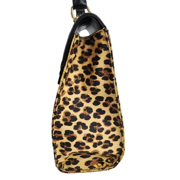 Versace Vintage Leopard Baroque Top Handle Bag - Picture 4 of 12